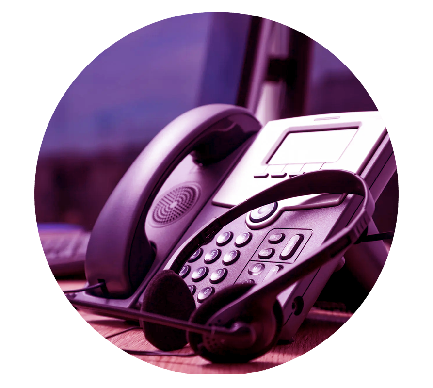 What equipment is used in contact center